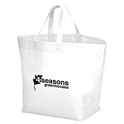Heat Seal Large Gusset Tote - 13-1/2" x 12"