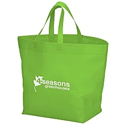 Heat Seal Large Gusset Tote - 13-1/2" x 12"