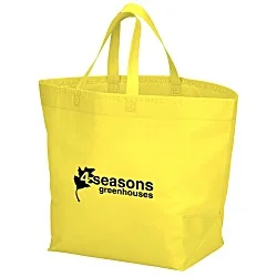 Heat Seal Large Gusset Tote - 13-1/2" x 12"