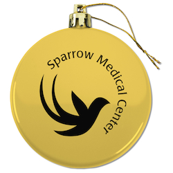 Flat Shatterproof Ornament - Opaque