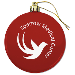 Flat Shatterproof Ornament - Opaque