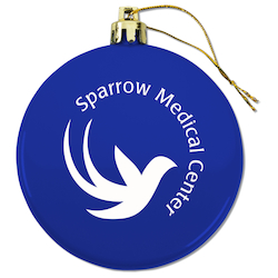 Flat Shatterproof Ornament - Opaque