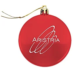 Flat Shatterproof Ornament - Translucent