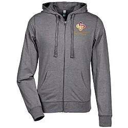 Lightweight Jersey Full-Zip Hoodie - Men's - Embroidered