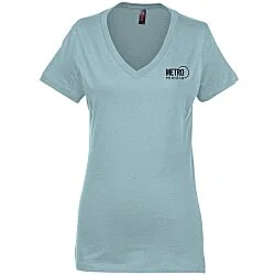 Perfect Weight V-Neck Tee - Ladies' - Colors