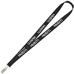 Value Lanyard - 3/4" - Metal Bulldog Clip