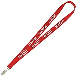 Value Lanyard - 3/4" - Metal Bulldog Clip