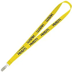 Value Lanyard - 3/4" - Metal Bulldog Clip