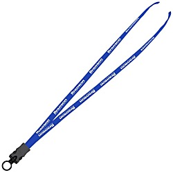 Lanyard with Neck Clasp - 5/8" - 32" - Snap Buckle Release - 24 hr