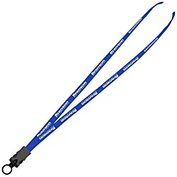 Lanyard with Neck Clasp - 5/8" - 32" - Snap Buckle Release - 24 hr