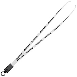 Lanyard with Neck Clasp - 5/8" - 32" - Snap Buckle Release - 24 hr