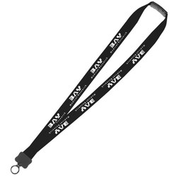 Lanyard with Neck Clasp - 7/8" - 32" - Plastic O-Ring - 24 hr