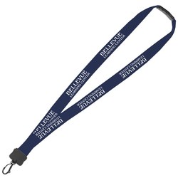 Lanyard with Neck Clasp - 7/8" - 32" - Plastic Swivel Snap Hook - 24 hr