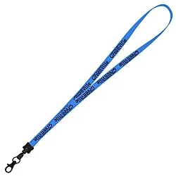 Smooth Nylon Lanyard - 1/2" - 32" - Metal Lobster Claw - 24 hr