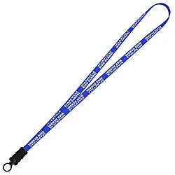 Smooth Nylon Lanyard - 1/2" - 32" - Snap Buckle Release - 24 hr