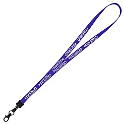 Smooth Nylon Lanyard - 1/2" - 36" - Metal Lobster Claw - 24 hr
