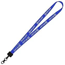 Smooth Nylon Lanyard - 3/4" - 34" - Metal Lobster Claw - 24 hr