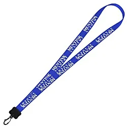 Smooth Nylon Lanyard - 3/4" - 36" - Plastic Swivel Snap Hook - 24 hr