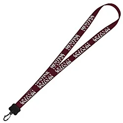 Smooth Nylon Lanyard - 3/4" - 36" - Plastic Swivel Snap Hook - 24 hr