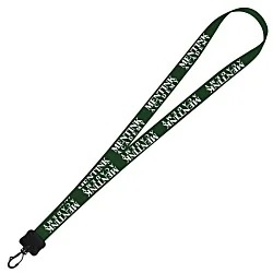 Smooth Nylon Lanyard - 3/4" - 36" - Plastic Swivel Snap Hook - 24 hr