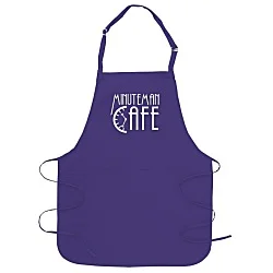 Stain Release Bib Apron - Screen
