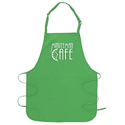 Stain Release Bib Apron - Screen