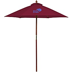 Wood Market Umbrella - 7'