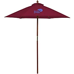 Wood Market Umbrella - 7'