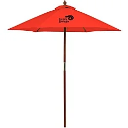 Wood Market Umbrella - 7'