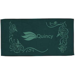 Tone on Tone Stock Art Towel - Hibiscus