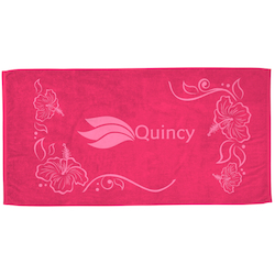 Tone on Tone Stock Art Towel - Hibiscus