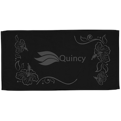 Tone on Tone Stock Art Towel - Hibiscus
