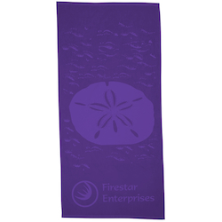 Tone on Tone Stock Art Towel - Sand Dollar