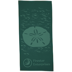 Tone on Tone Stock Art Towel - Sand Dollar