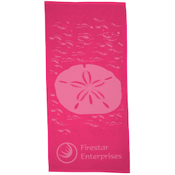 Tone on Tone Stock Art Towel - Sand Dollar