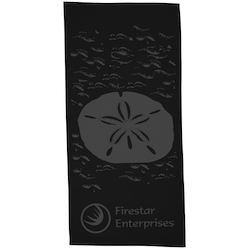 Tone on Tone Stock Art Towel - Sand Dollar