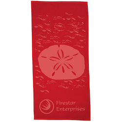 Tone on Tone Stock Art Towel - Sand Dollar