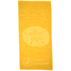 Tone on Tone Stock Art Towel - Sand Dollar