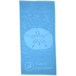 Tone on Tone Stock Art Towel - Sand Dollar