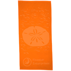 Tone on Tone Stock Art Towel - Sand Dollar