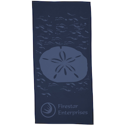 Tone on Tone Stock Art Towel - Sand Dollar