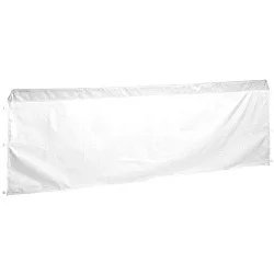 Deluxe 10' Event Tent - Half Wall - Blank