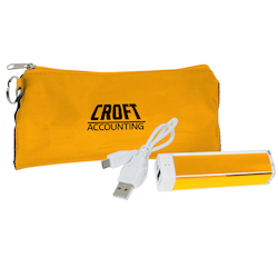 Energize Portable Power Bank with Pouch