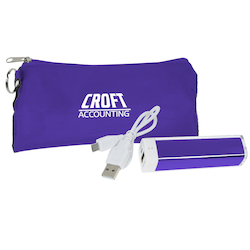 Energize Portable Power Bank with Pouch