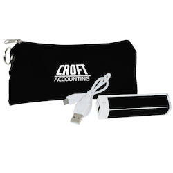 Energize Portable Power Bank with Pouch