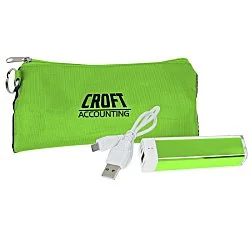 Energize Portable Power Bank with Pouch