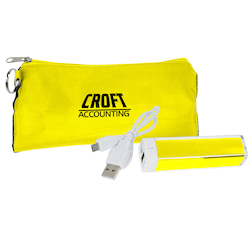 Energize Portable Power Bank with Pouch
