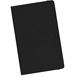 Moleskine Hard Cover Notebook - 8-1/4" x 5" - Ruled - 24 hr