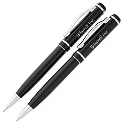 Yale Twist Metal Pen & Pencil Set