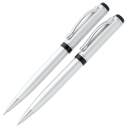 Yale Twist Metal Pen & Pencil Set